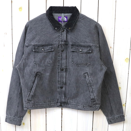 THE NORTH FACE PURPLE LABEL : Linen Cotton Denim Field Jacket (Gray)