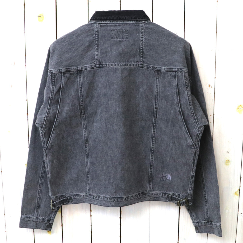 THE NORTH FACE PURPLE LABEL : Linen Cotton Denim Field Jacket (Gray)
