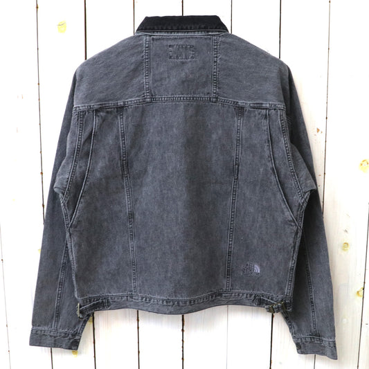 THE NORTH FACE PURPLE LABEL : Linen Cotton Denim Field Jacket (Gray)