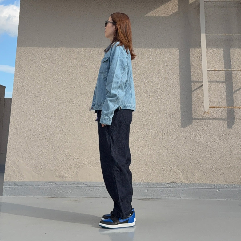 THE NORTH FACE PURPLE LABEL : Linen Cotton Denim Field Jacket (Indigo Bleach)