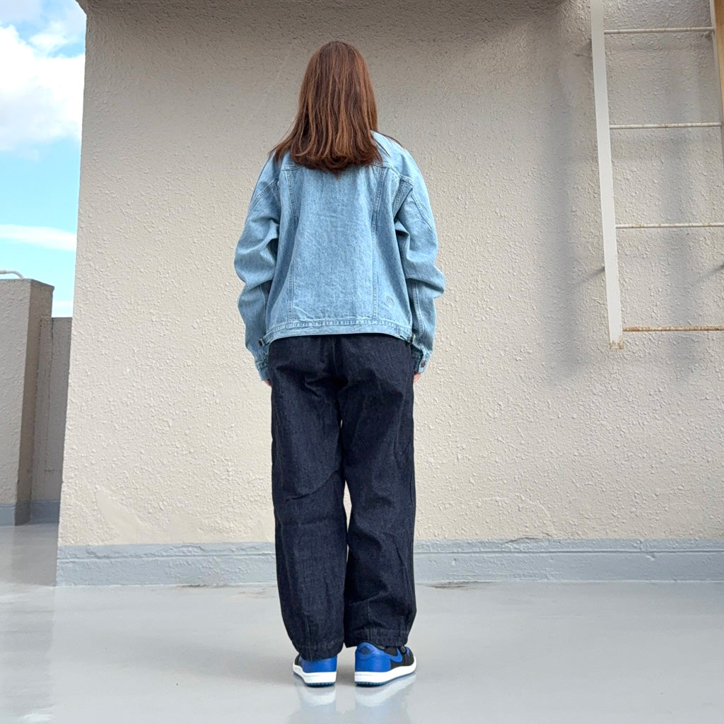 THE NORTH FACE PURPLE LABEL : Linen Cotton Denim Field Jacket (Indigo Bleach)