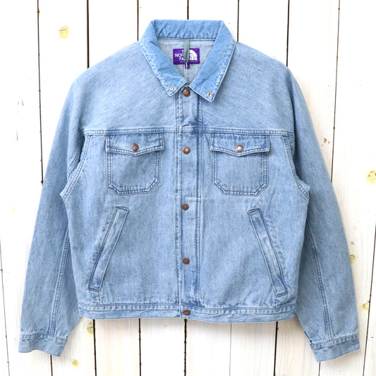 THE NORTH FACE PURPLE LABEL : Linen Cotton Denim Field Jacket (Indigo Bleach)