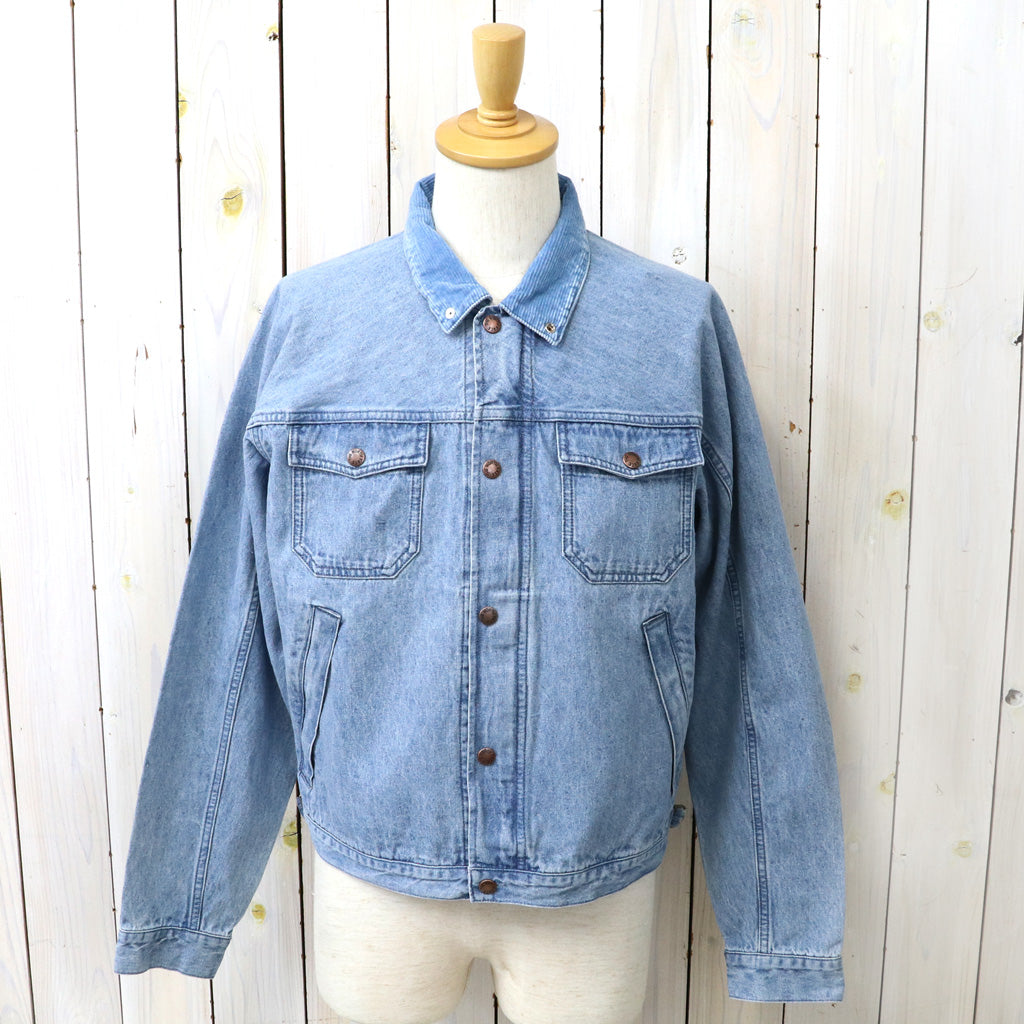 THE NORTH FACE PURPLE LABEL : Linen Cotton Denim Field Jacket (Indigo Bleach)