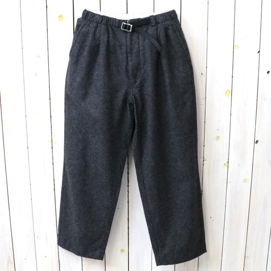 nanamica : Wool Nylon Melton Pants (Charcoal)