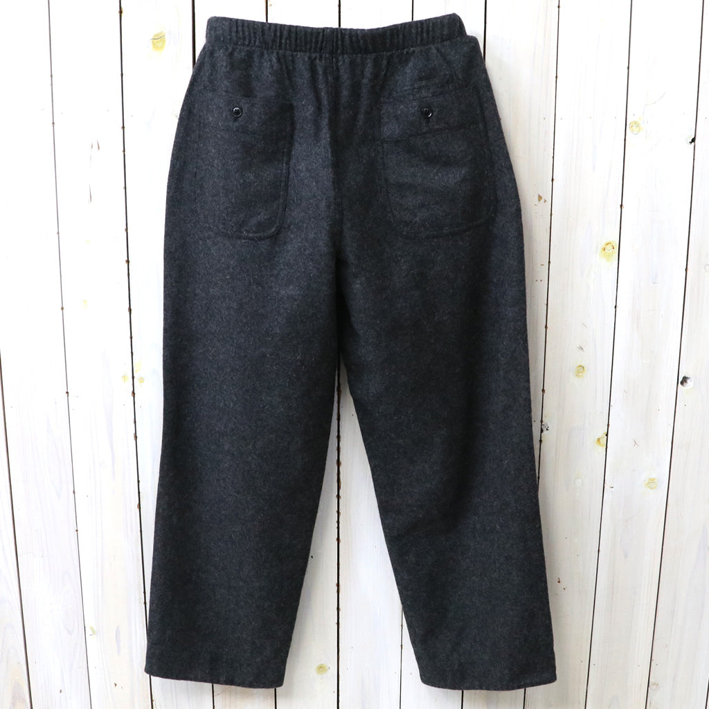 nanamica : Wool Nylon Melton Pants (Charcoal)
