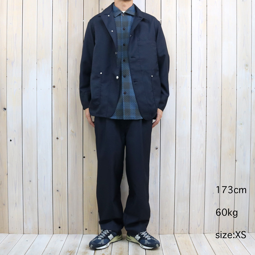 nanamica : Polyester Twill Coverall Jacket (Dark Navy)