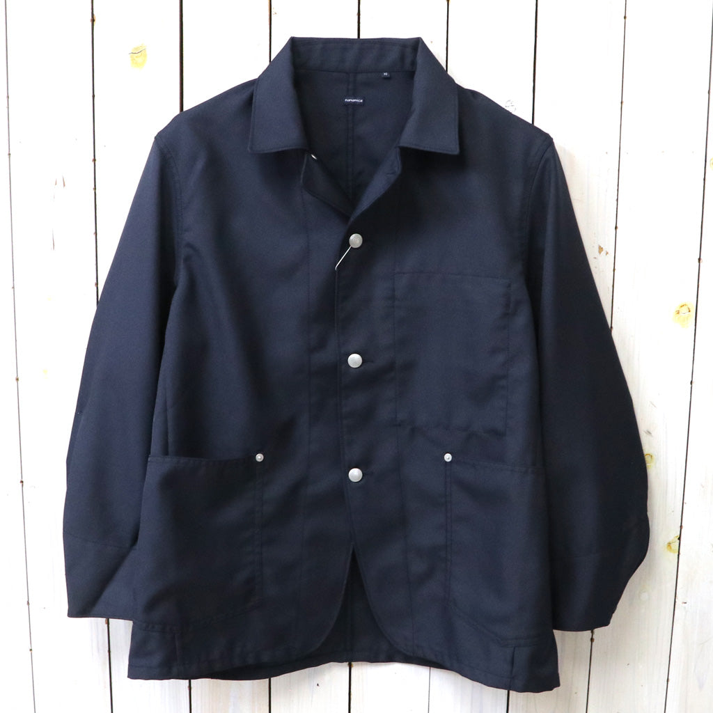 nanamica : Polyester Twill Coverall Jacket (Dark Navy)