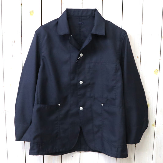 nanamica : Polyester Twill Coverall Jacket (Dark Navy)