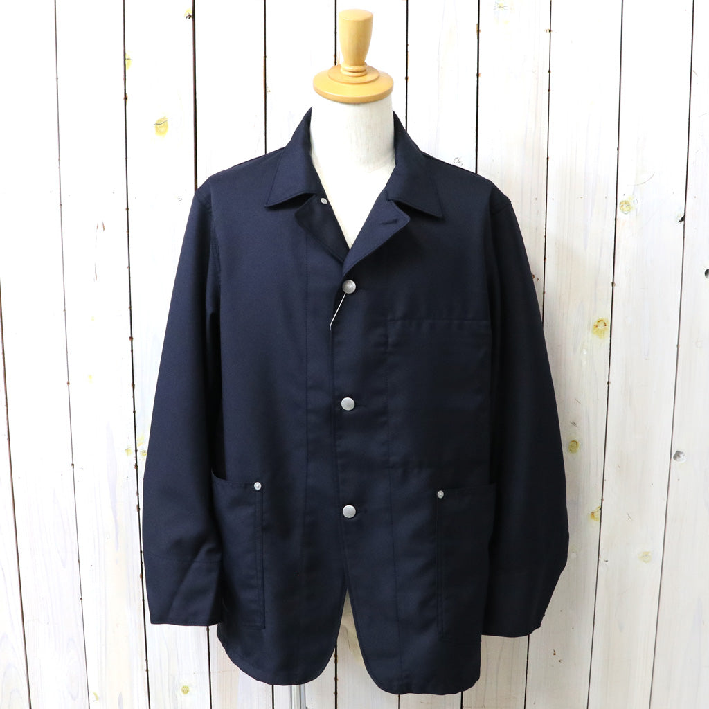 nanamica : Polyester Twill Coverall Jacket (Dark Navy)