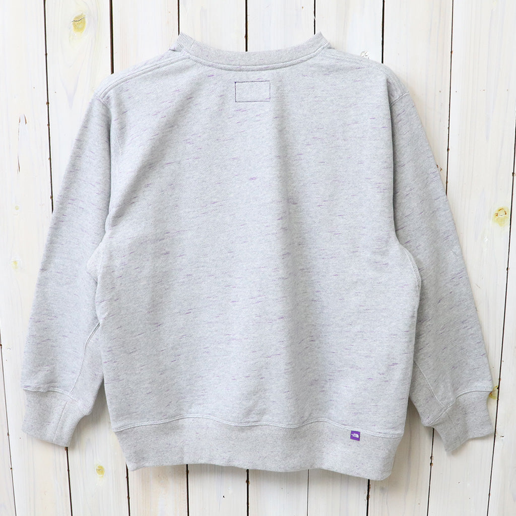 THE NORTH FACE PURPLE LABEL : Field Crewneck Sweatshirt (Mix Gray)