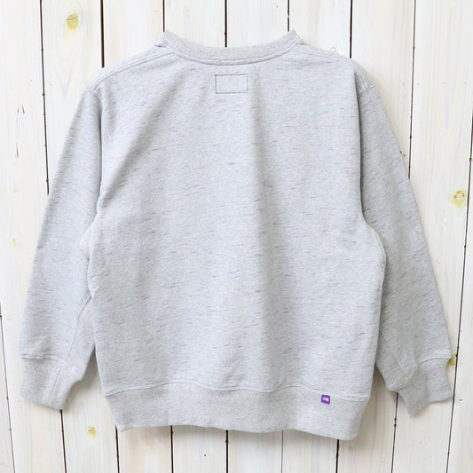 THE NORTH FACE PURPLE LABEL : Field Crewneck Sweatshirt (Mix Gray)