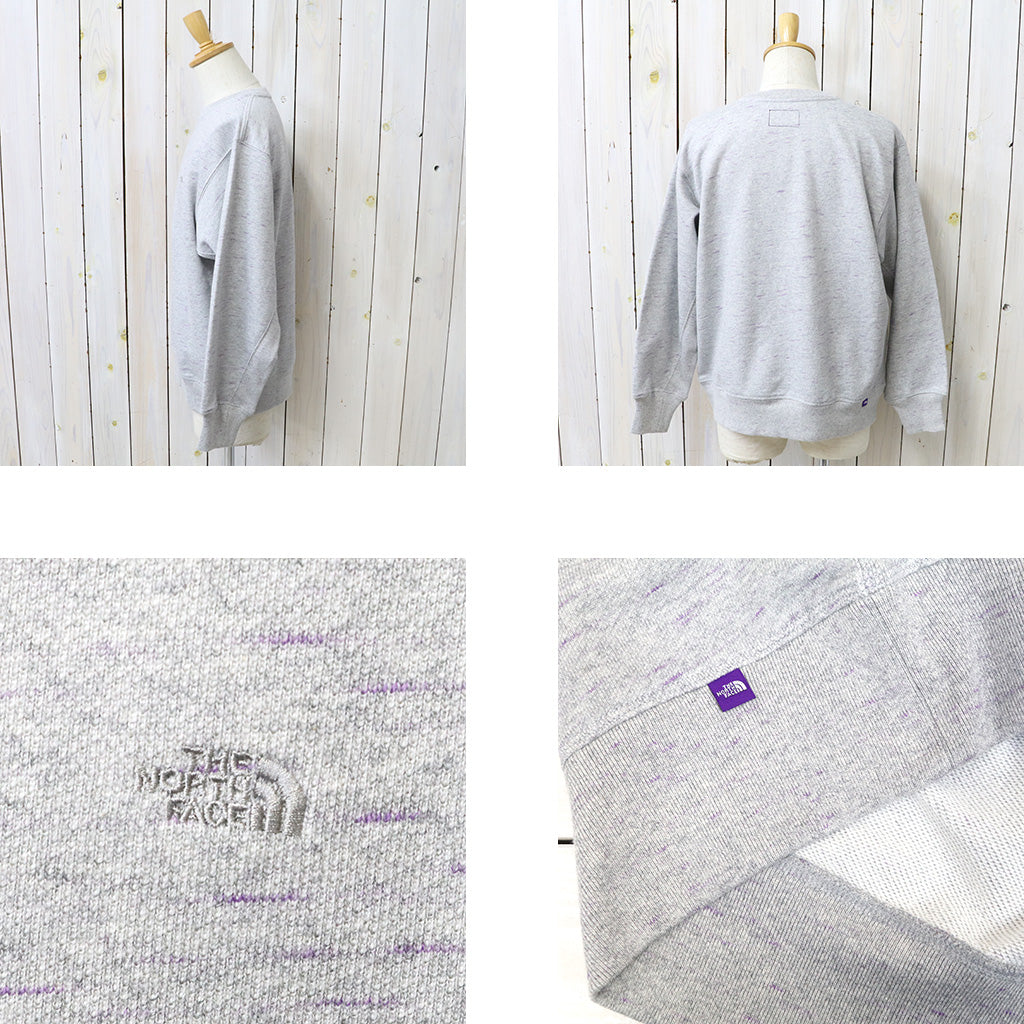 THE NORTH FACE PURPLE LABEL : Field Crewneck Sweatshirt (Mix Gray)