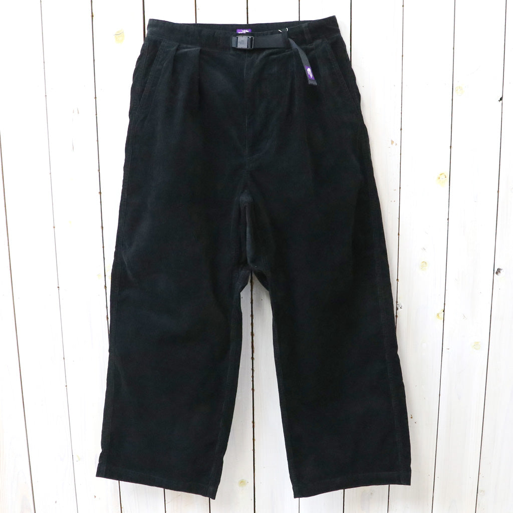 THE NORTH FACE PURPLE LABEL : Corduroy Wide Straight Field Pants (Black)