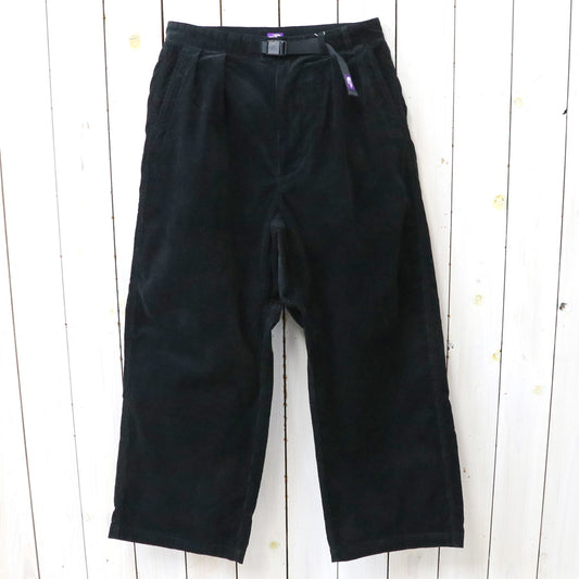 THE NORTH FACE PURPLE LABEL : Corduroy Wide Straight Field Pants (Black)