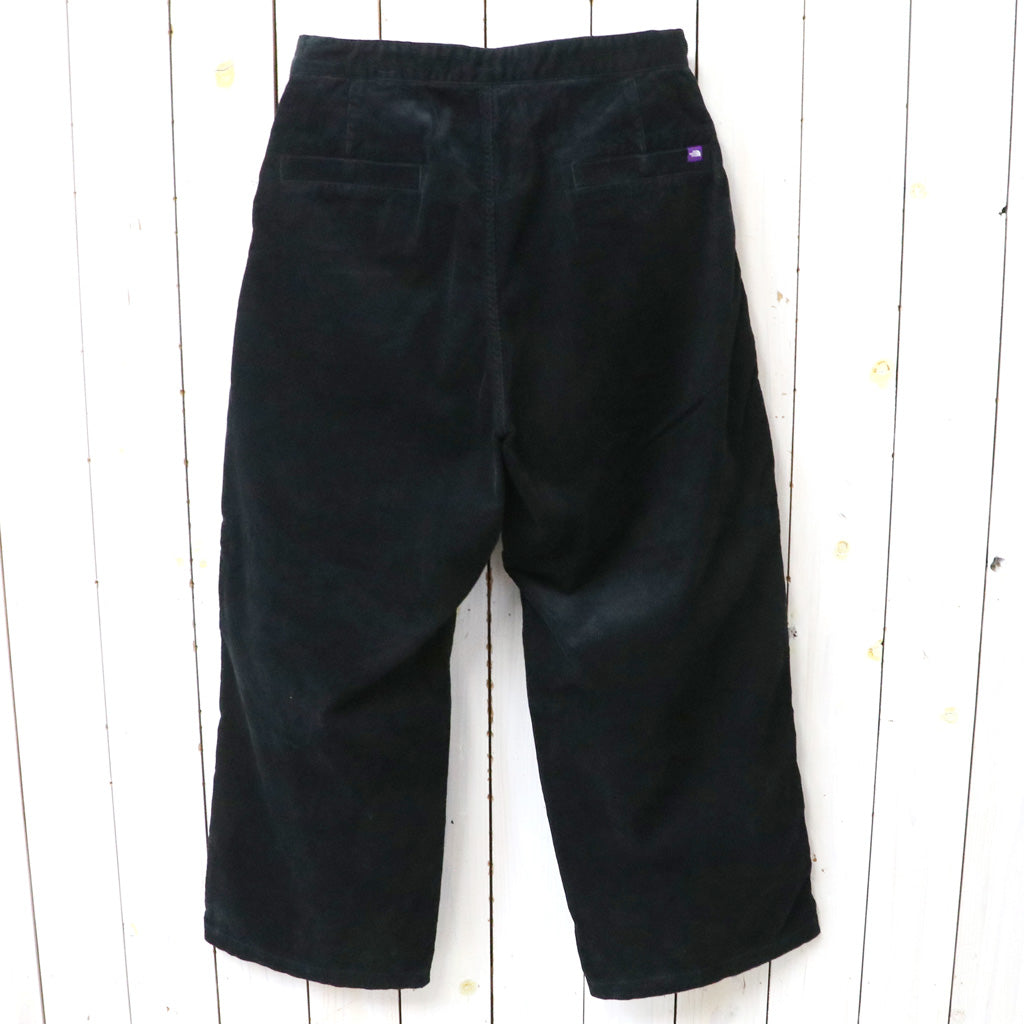 THE NORTH FACE PURPLE LABEL : Corduroy Wide Straight Field Pants (Black)