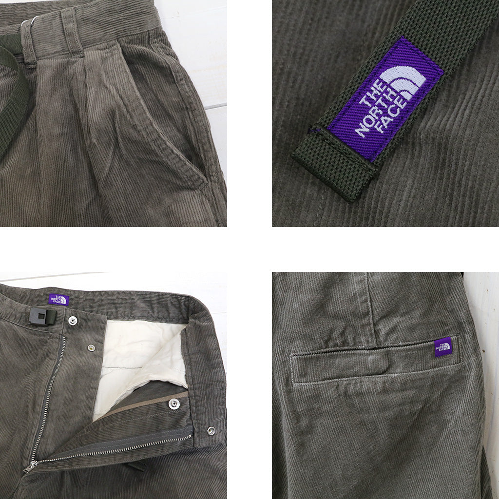 THE NORTH FACE PURPLE LABEL : Corduroy Wide Straight Field Pants (Olive)