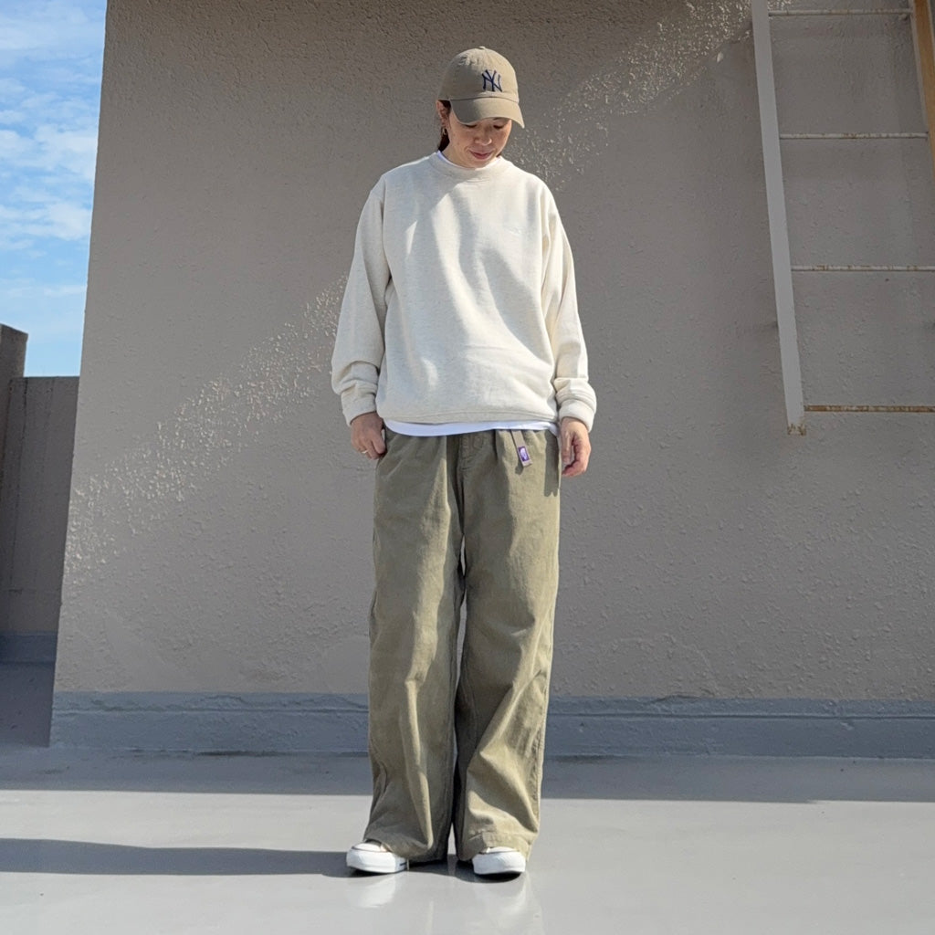 THE NORTH FACE PURPLE LABEL : Corduroy Wide Straight Field Pants (Taupe)