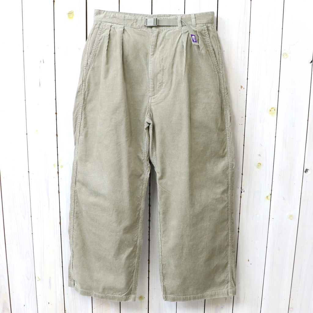 THE NORTH FACE PURPLE LABEL : Corduroy Wide Straight Field Pants (Taupe)