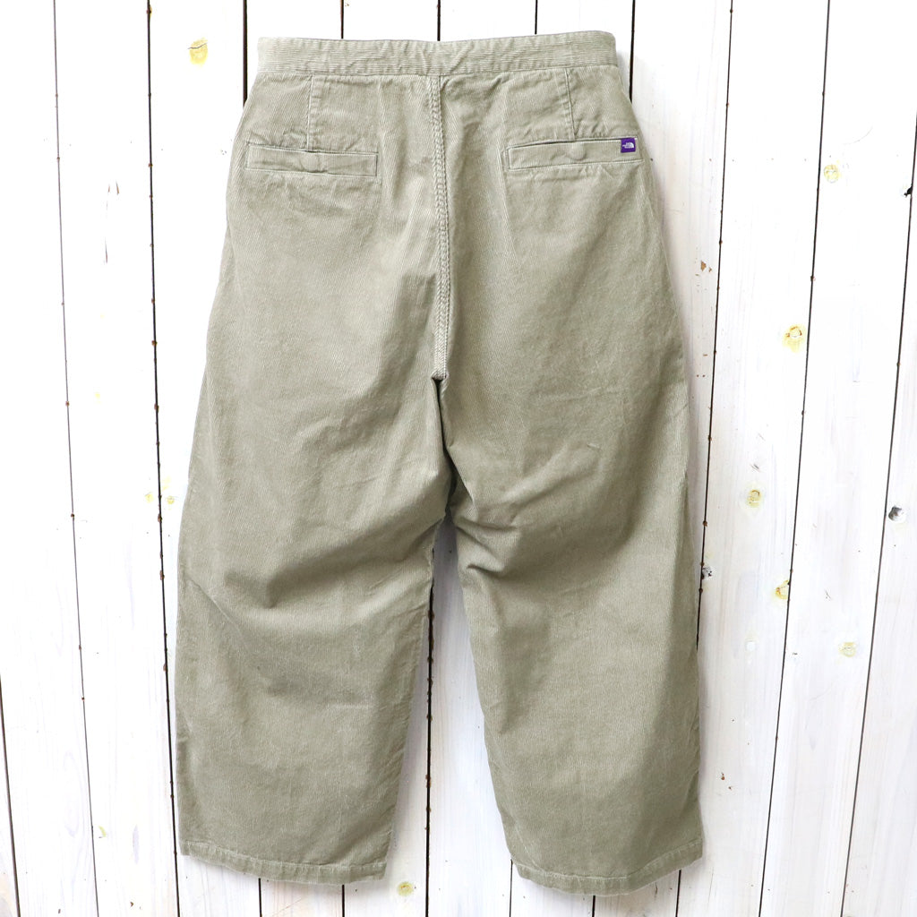 THE NORTH FACE PURPLE LABEL : Corduroy Wide Straight Field Pants (Taupe)