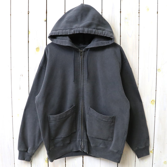 THE NORTH FACE PURPLE LABEL : Garment Dyed Field Zip Up Hoodie (Asphalt Gray)
