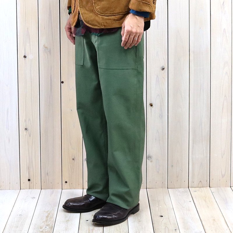 ENGINEERED GARMENTS WORKADAY : Fatigue Pant-Cotton Reversed Sateen (Olive)