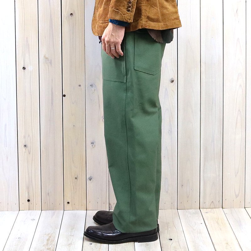 ENGINEERED GARMENTS WORKADAY : Fatigue Pant-Cotton Reversed Sateen (Olive)