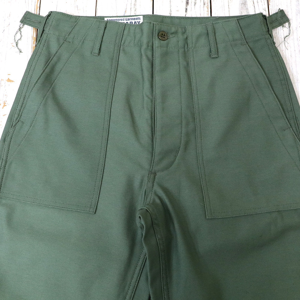 ENGINEERED GARMENTS WORKADAY : Fatigue Pant-Cotton Reversed Sateen (Olive)