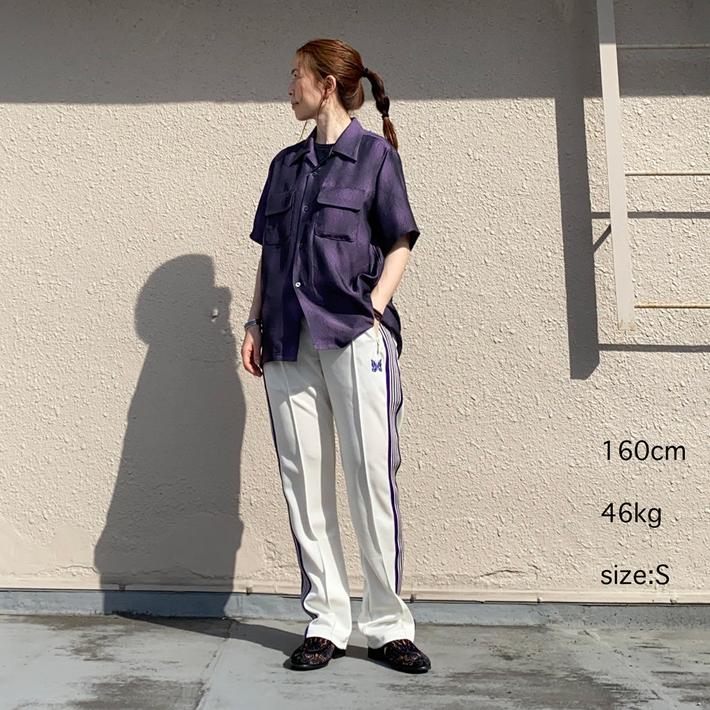 【SALE50%OFF】Needles『Narrow Track Pant-Poly Smooth』(Ice White)