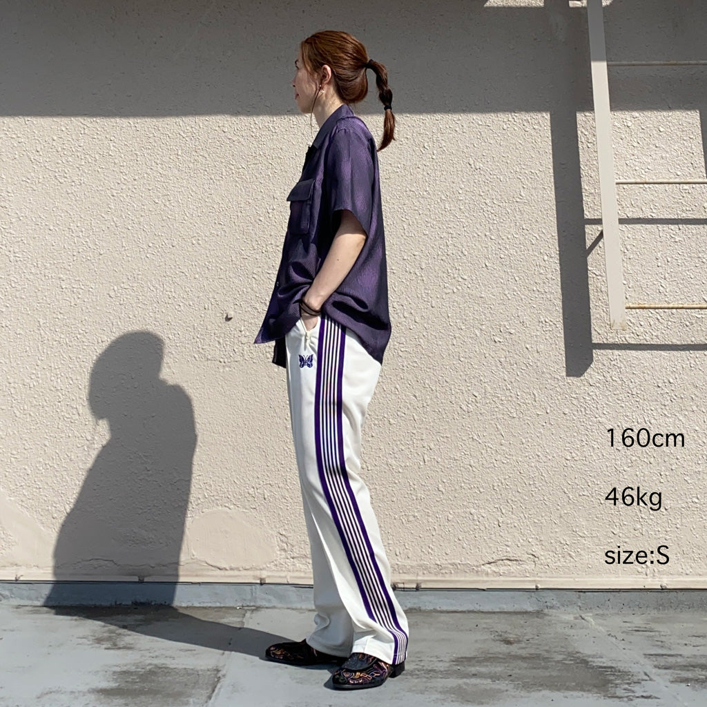 【SALE50%OFF】Needles『Narrow Track Pant-Poly Smooth』(Ice White)