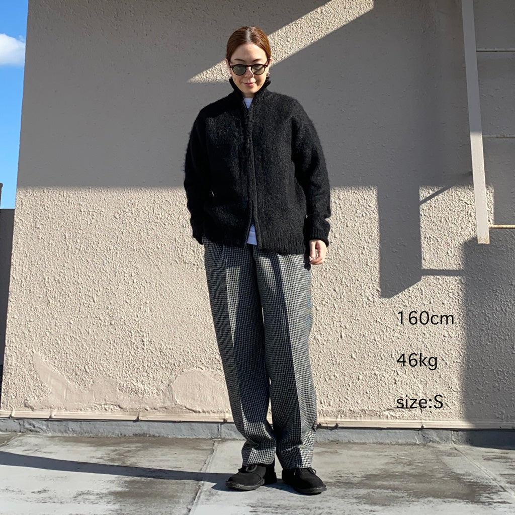 Needles『Tucked Side Tab Trouser-Poly Houndstooth』(Grey)