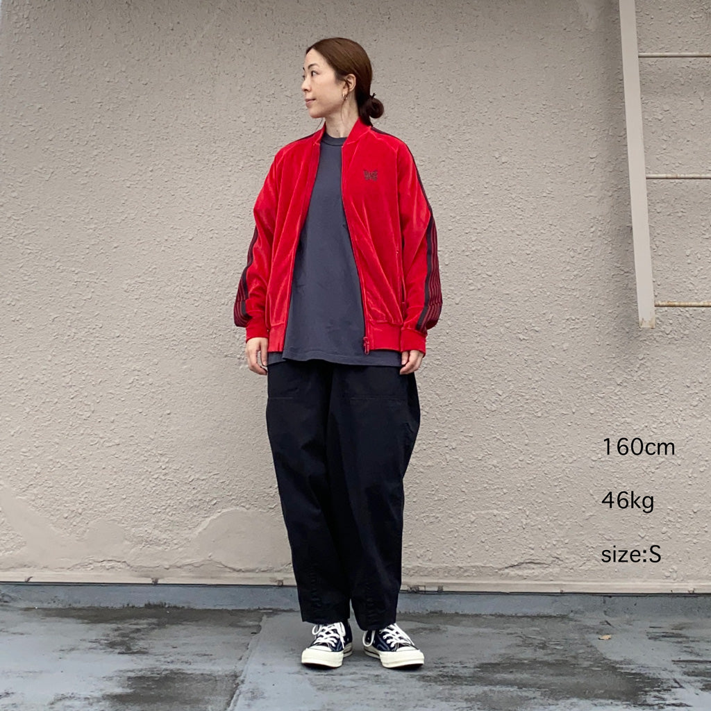 Needles『R.C. Track Jacket-C/Pe Velour』(Red)