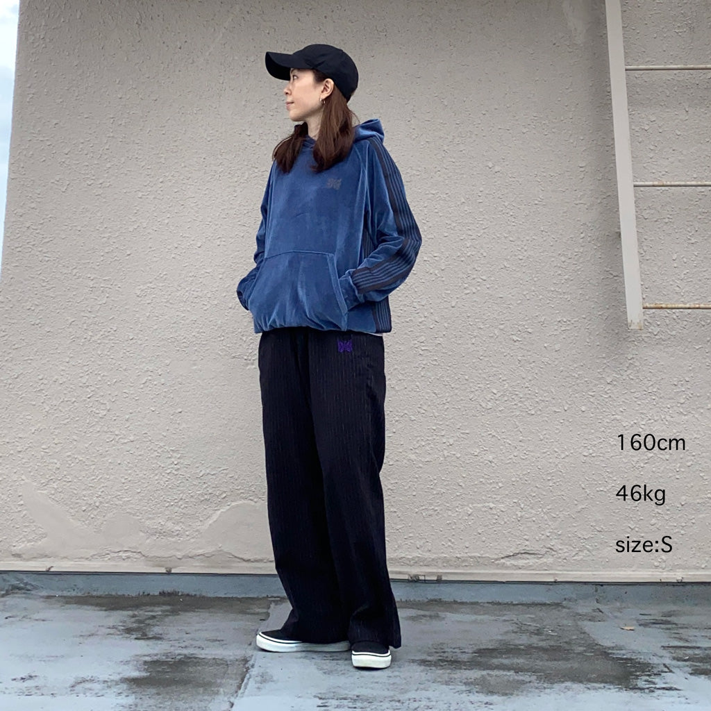 Needles『Track Hoody-C/Pe Velour』(Smoke Blue)