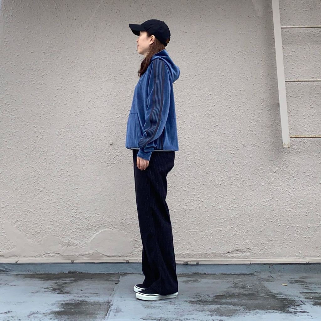 Needles『Track Hoody-C/Pe Velour』(Smoke Blue)