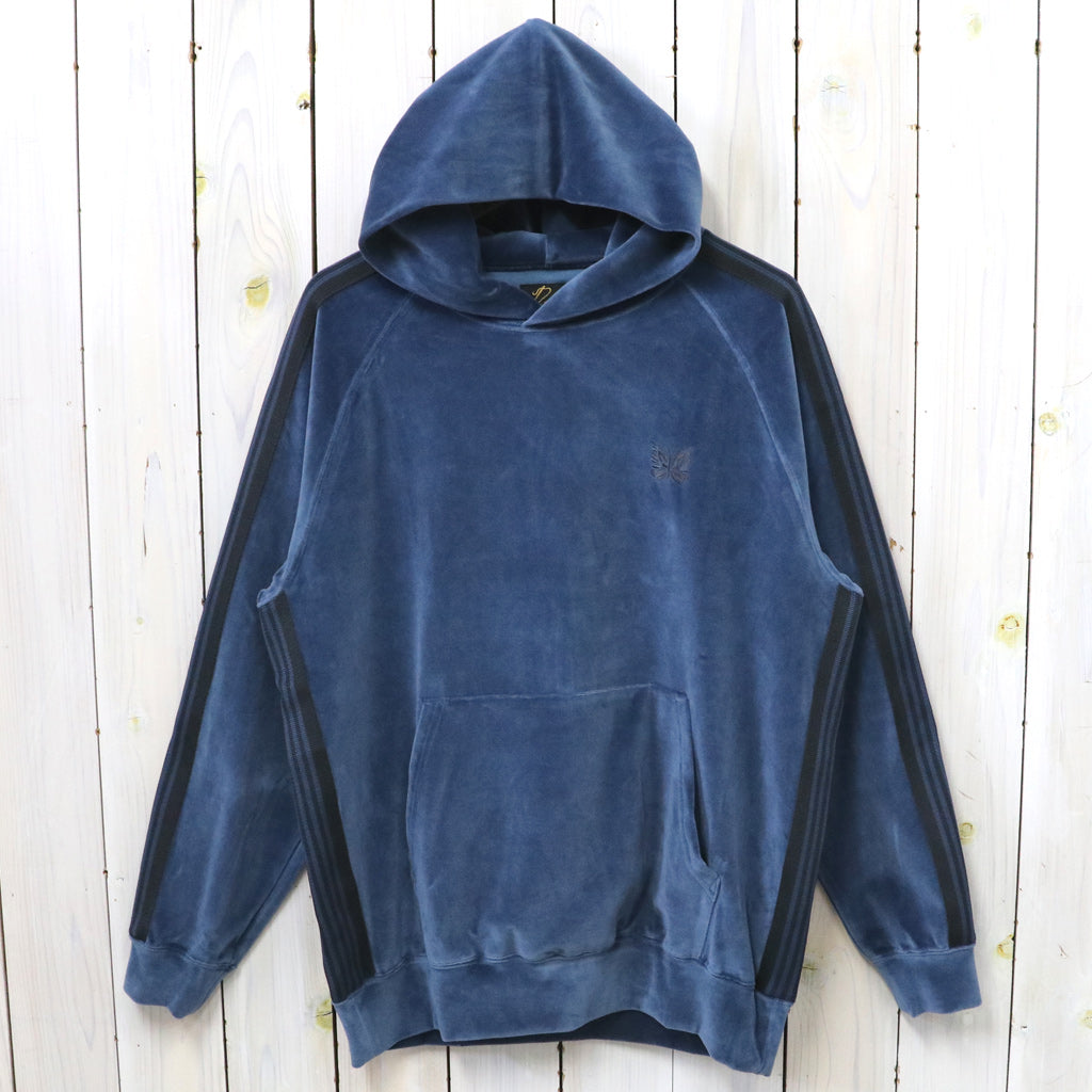 Needles『Track Hoody-C/Pe Velour』(Smoke Blue) – Reggieshop