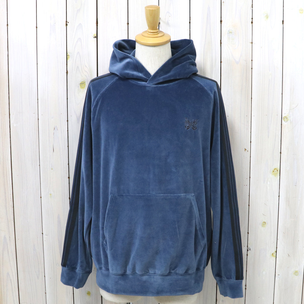Needles『Track Hoody-C/Pe Velour』(Smoke Blue)