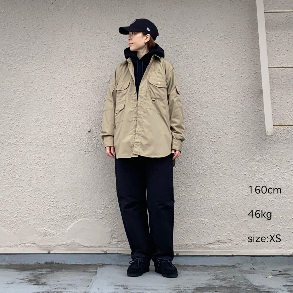 ENGINEERED GARMENTS『Trail Shirt-Lt.Weight PC Poplin』(Khaki)