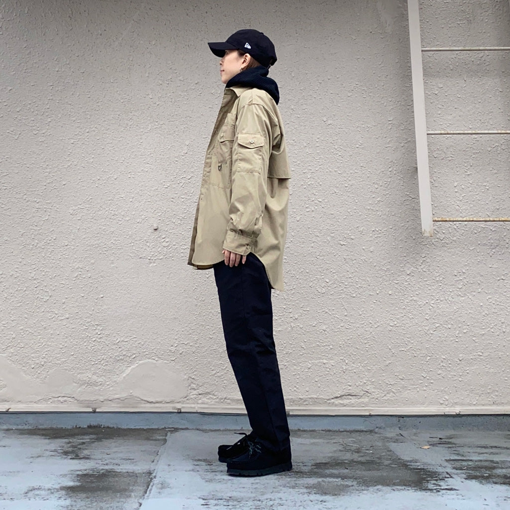 ENGINEERED GARMENTS『Trail Shirt-Lt.Weight PC Poplin』(Khaki)