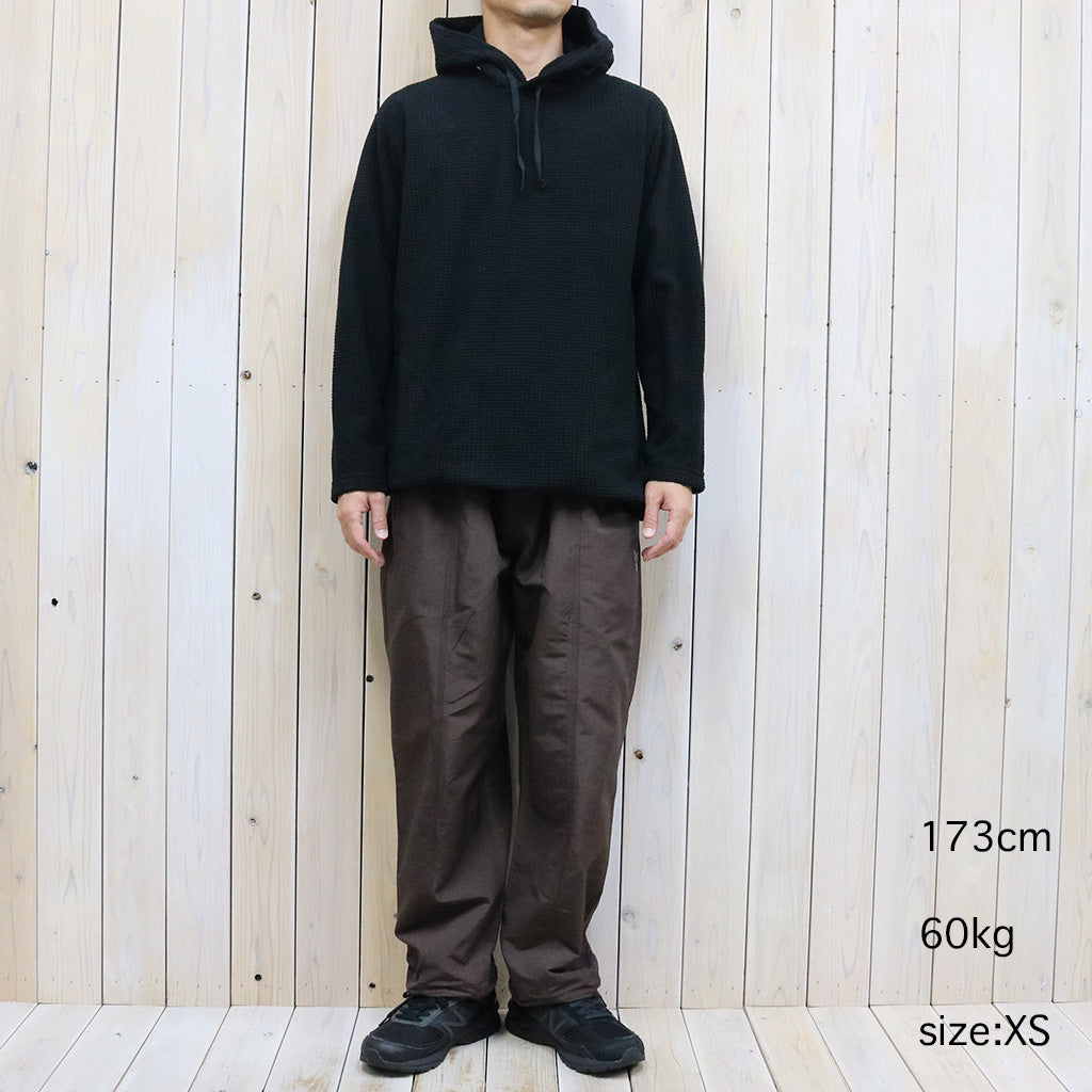 ENGINEERED GARMENTS『Long Sleeve Hoody-Polyester Waffle』(Black)