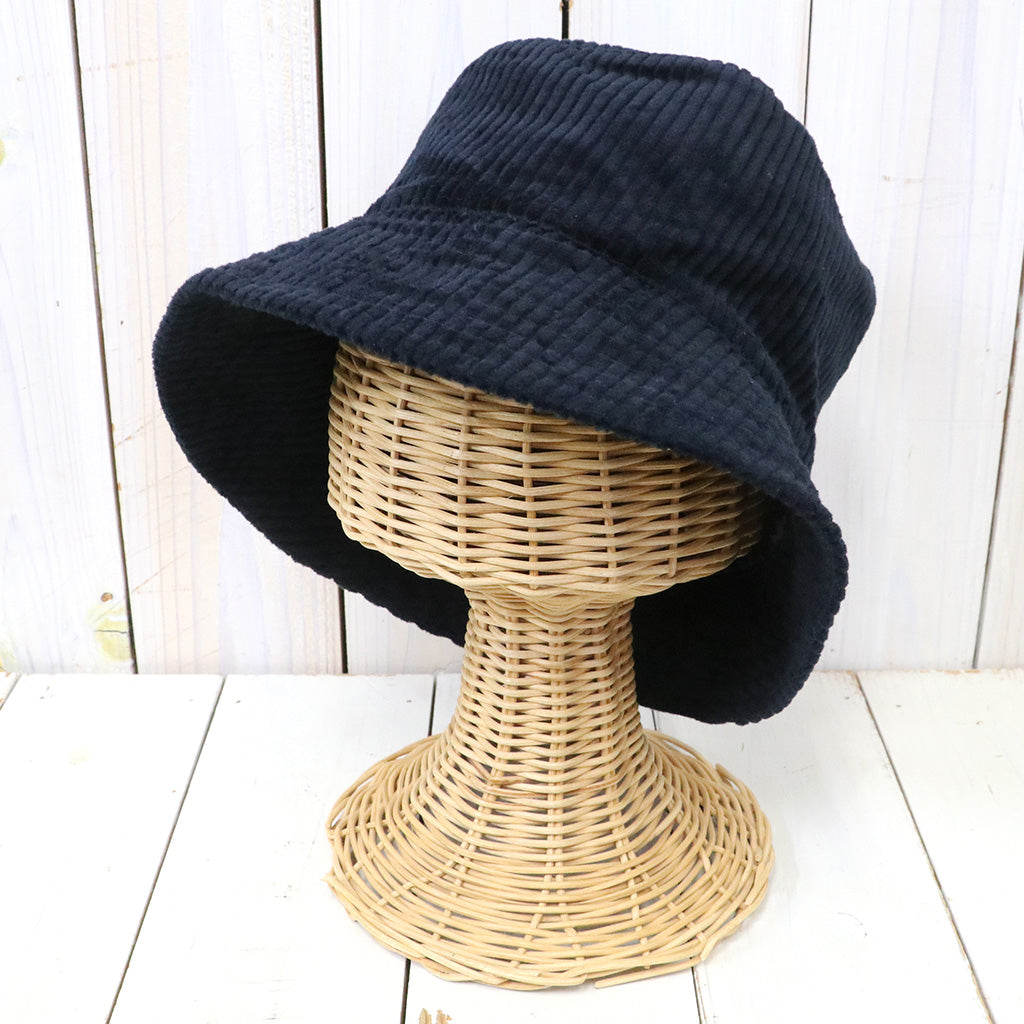 ENGINEERED GARMENTS : Bucket Hat-Cotton 4.5w Corduroy (Dk.Navy)
