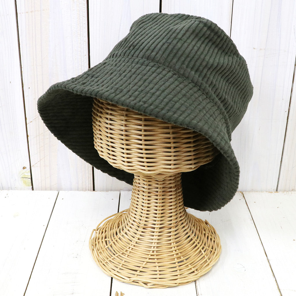 ENGINEERED GARMENTS : Bucket Hat-Cotton 4.5w Corduroy (Olive)