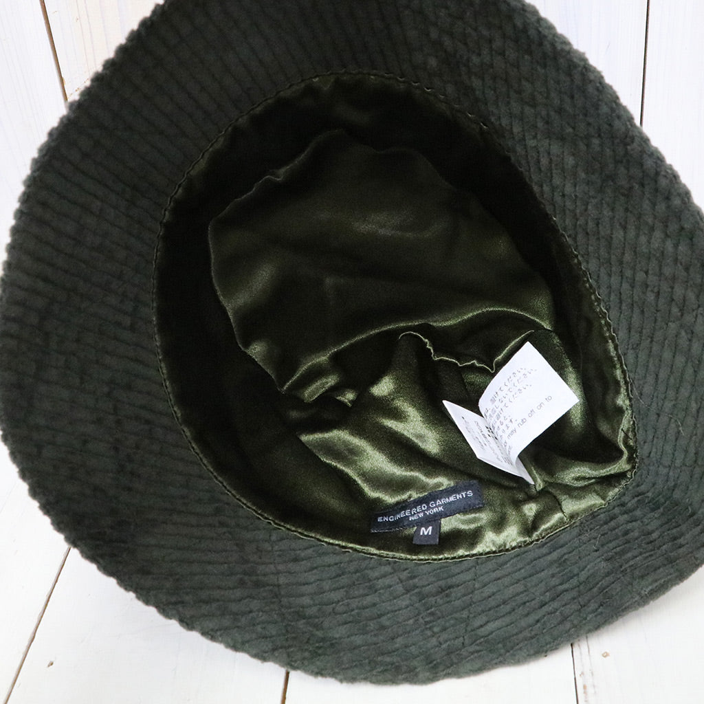 ENGINEERED GARMENTS『Bucket Hat-Cotton 4.5w Corduroy』(Olive)