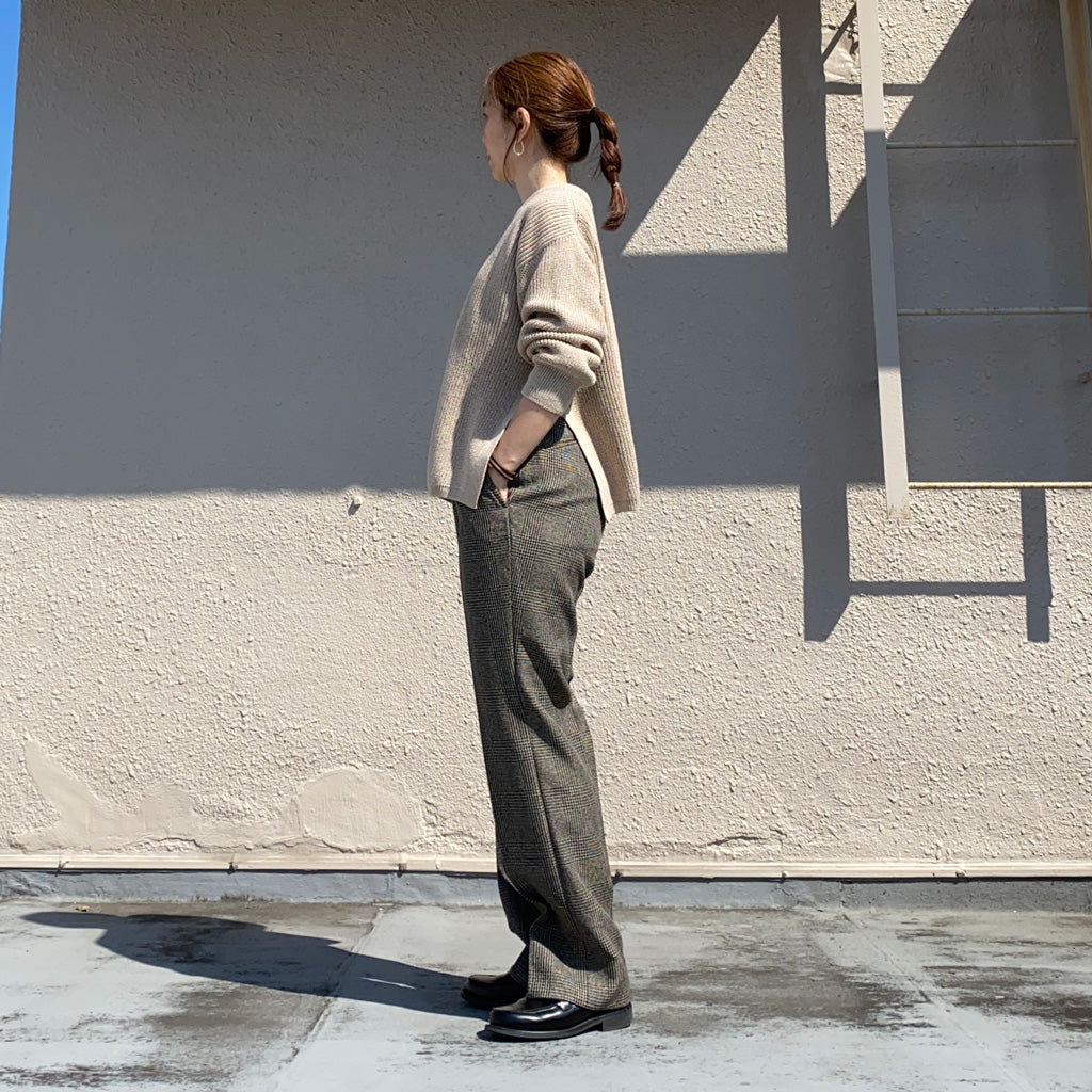 Needles『Side Tab Trouser-Poly Glen Plaid』(Beige)