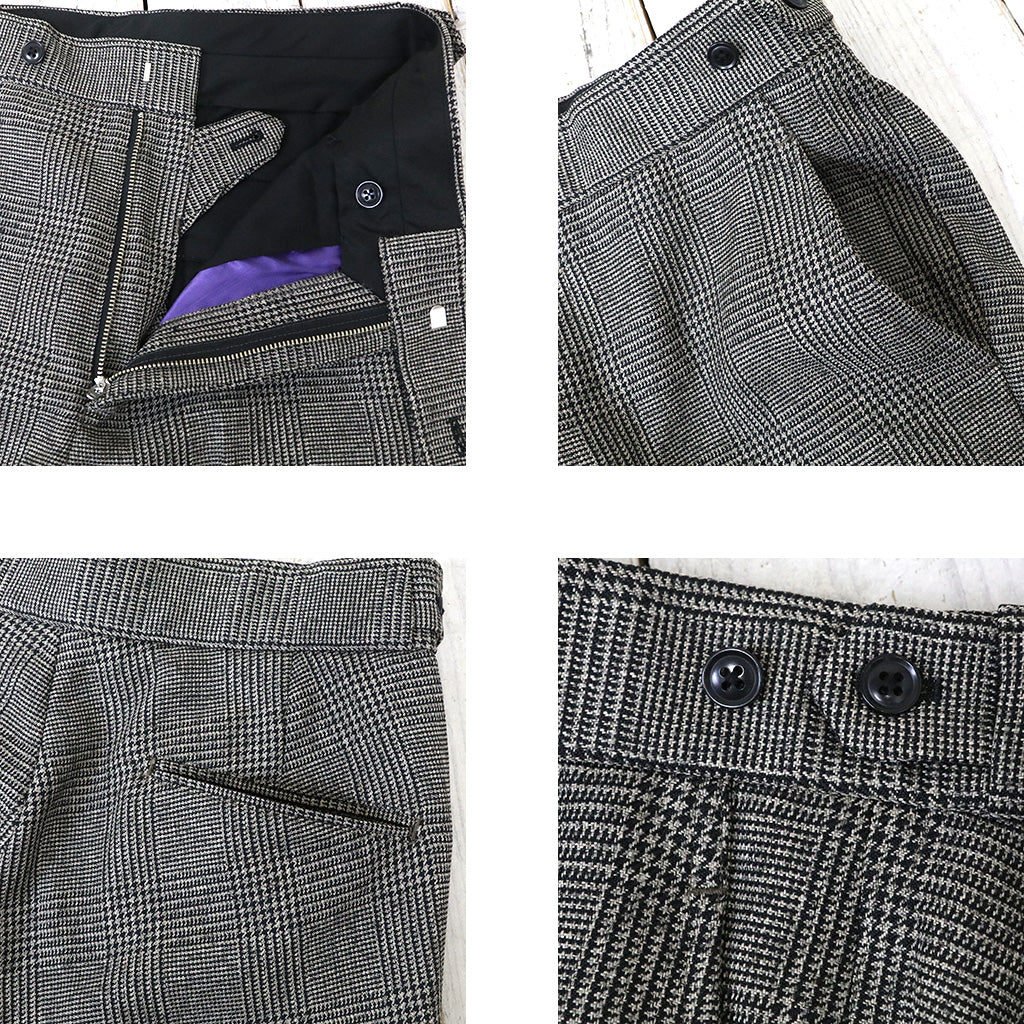 Needles『Side Tab Trouser-Poly Glen Plaid』(Beige)