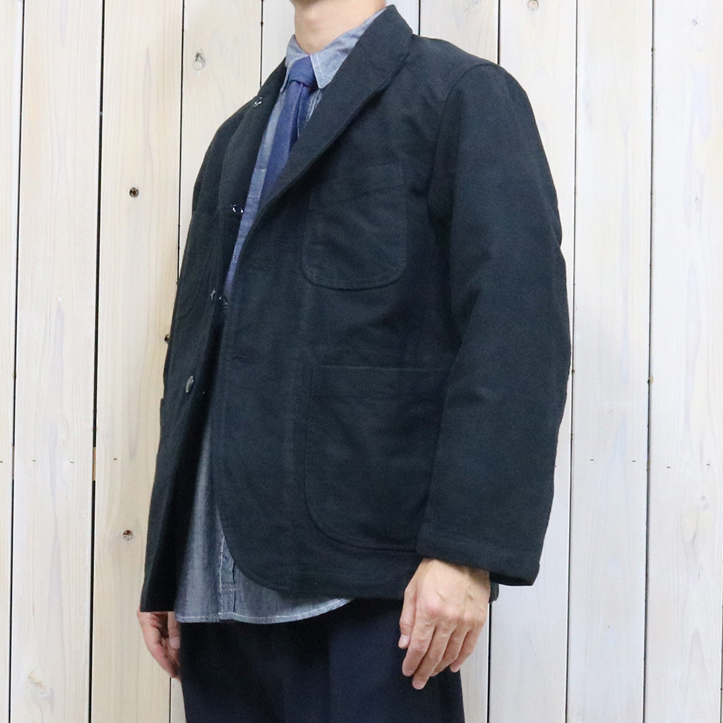 ENGINEERED GARMENTS : Bedford Jacket-Cotton Moleskin (Black)