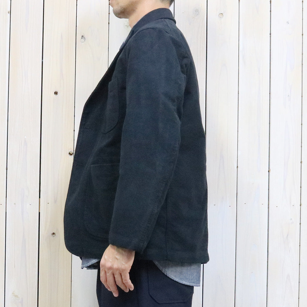 ENGINEERED GARMENTS : Bedford Jacket-Cotton Moleskin (Black)