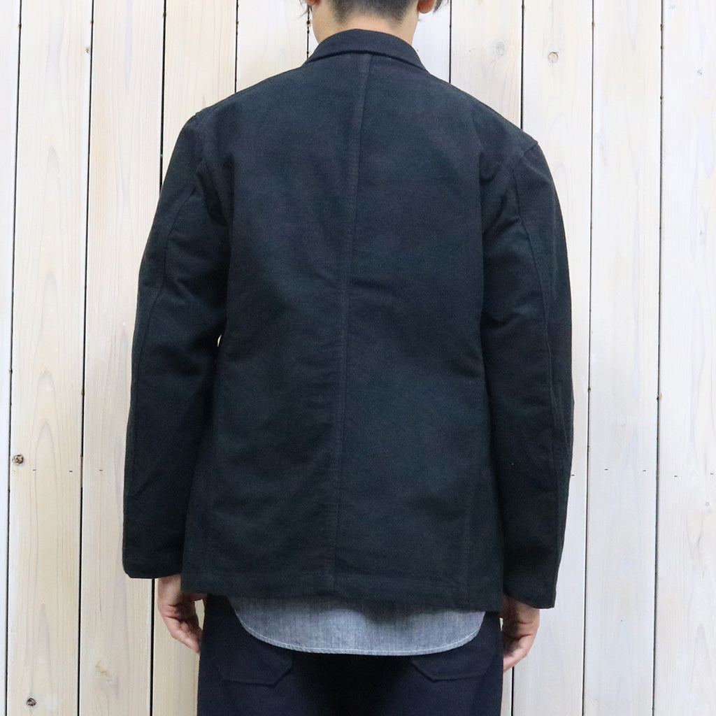 ENGINEERED GARMENTS : Bedford Jacket-Cotton Moleskin (Black)