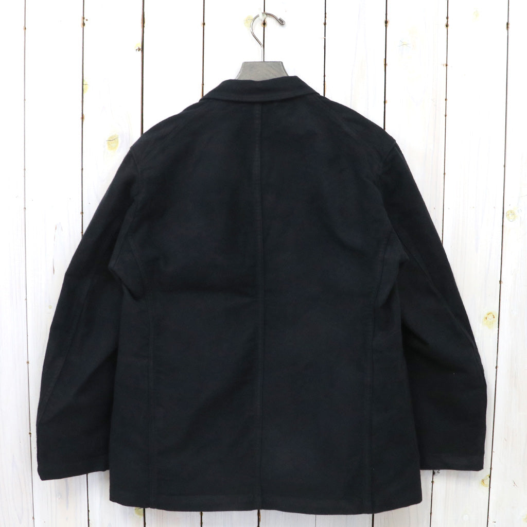 ENGINEERED GARMENTS : Bedford Jacket-Cotton Moleskin (Black)