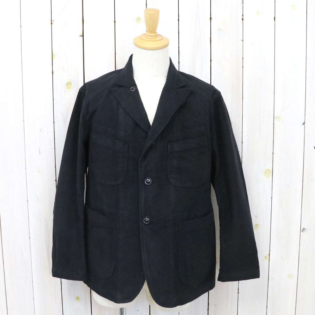 ENGINEERED GARMENTS : Bedford Jacket-Cotton Moleskin (Black)