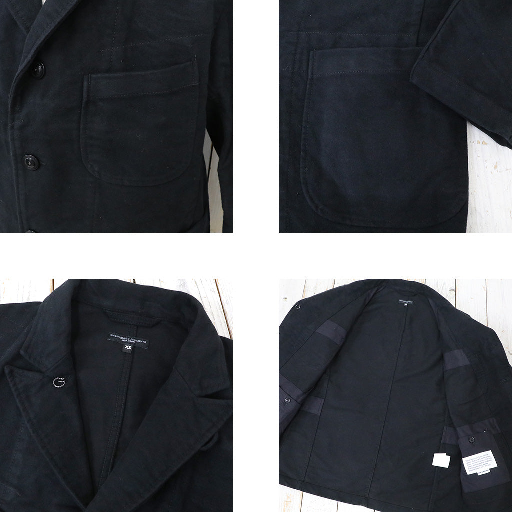 ENGINEERED GARMENTS『Bedford Jacket-Cotton Moleskin』(Black)