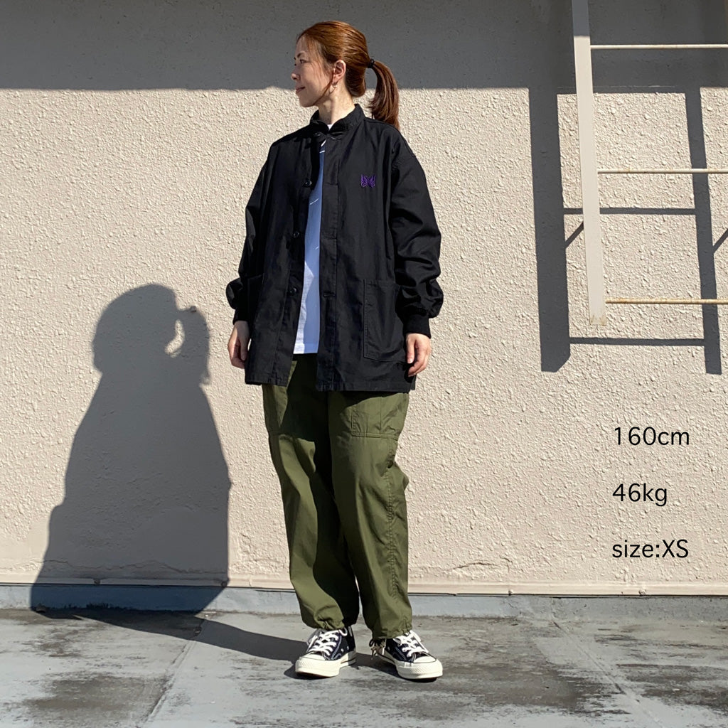 Needles『S.C.Army Shirt-Back Sateen』(Black)